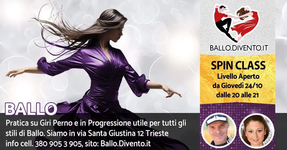 Pratica di Giri, SPIN CLASS, Trieste, i Giovedì a partire dal 24 ottobre.